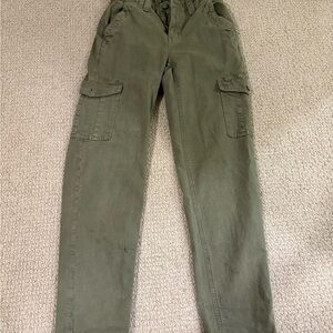 American Eagle Outfitters Green Cargo Pants Utility Style